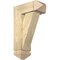 Ekena Millwork Traditional Arts and Crafts Rough Sawn Bracket w/ Offset Brace, Douglas Fir, 6"W x 14"D x 22"H BKT0604X14X22TRA03RDF - alternate 1